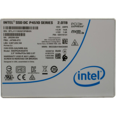 Intel DC P4510 2TB (SSDPE2KX020T801)