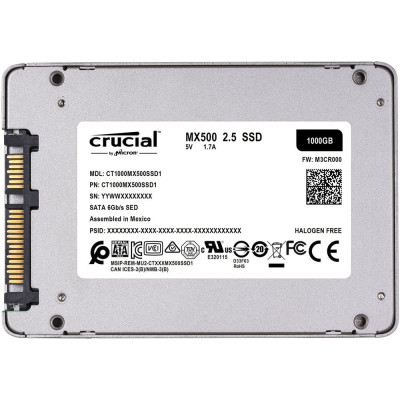 Crucial MX500 2.5 1 TB (CT1000MX500SSD1)