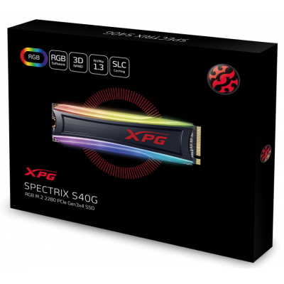 A-DATA M.2 256Gb XPG Spectrix S40G RGB (AS40G-256GT-C)