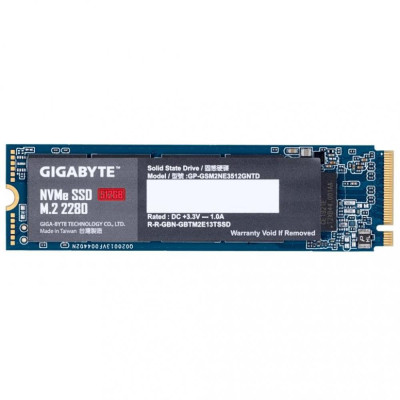 GIGABYTE M.2 PCIe 512 GB M.2 NVMe (GP-GSM2NE3512GNTD)