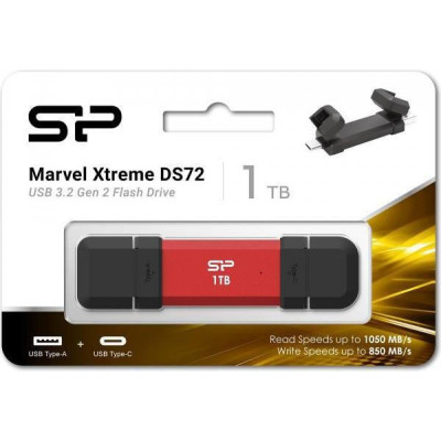 Silicon Power DS72 1 TB Red (SP001TBUC3S72VPR)