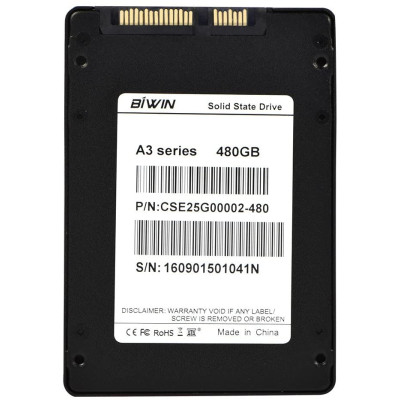 SSD BIWIN A3 480 GB (CSE25G00002-480)