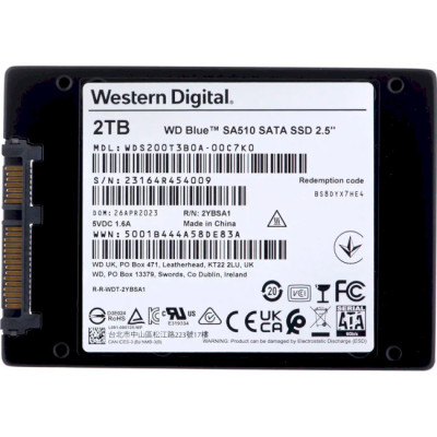 WD Blue SA510 2 TB (WDS200T3B0A)