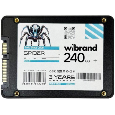 Wibrand Spider 240GB 2.5 (WI2.5SSD/SP240GB)