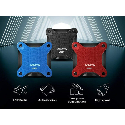 ADATA SSD Portable 240Gb SD600Q USB 3.1 (3D NAND) (ASD600Q-240GU31-CRD)