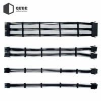 QUBE 1*24P MB, 2*4+4P CPU,2*6+2P VGA Black-White