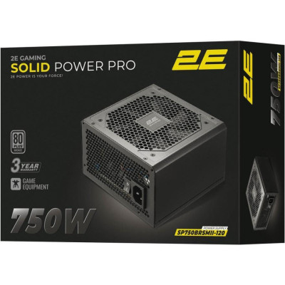 2E GAMING Solid Power Pro 750W (2E-SP750BRSMII-120)