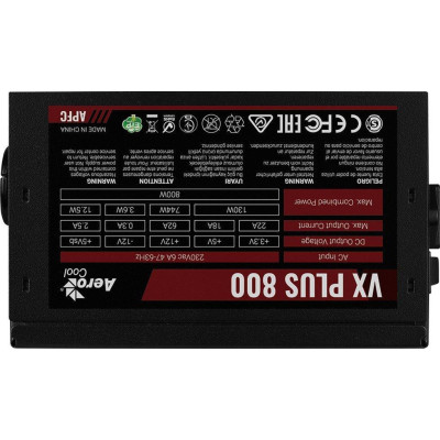 Aerocool VX Plus Stealth 800W (ACPN-VS80AEY.12)