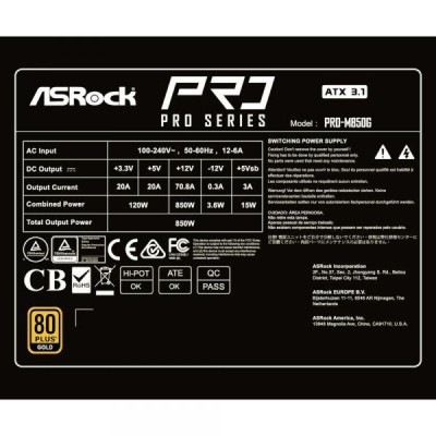 ASRock PRO-M850G