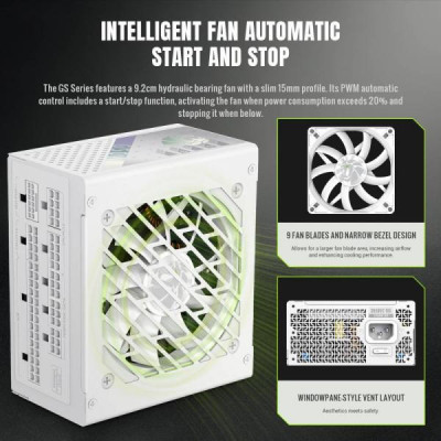 GameMax GS-650G V25 White