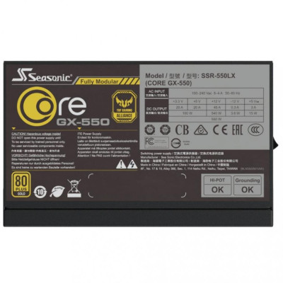 SeaSonic CORE GX-550 Gold (SSR-550LX)