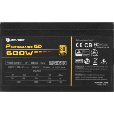 High Power (Sirtec) HP1-J GD F12S 600W (HP1-J600GD-F12S) High Power (Sirtec) HP1-J GD F12S 600W (HP1-J600GD-F12S)
