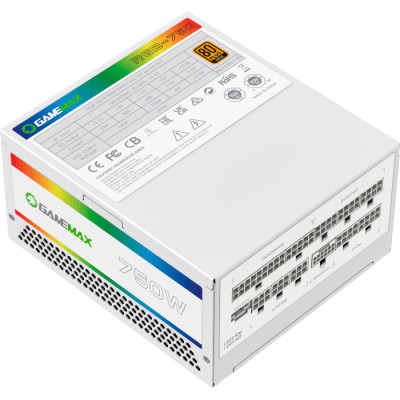 Gamemax RGB 750 PRO WH (ATX3.0/3.1 PCI)