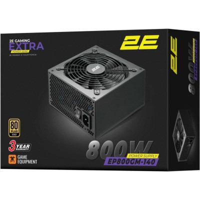 2E GAMING Extra Power (800W) (2E-EP800GM-140)