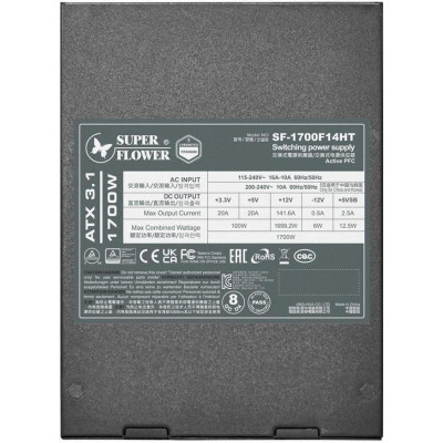 Super Flower Leadex Titanium 1700W ATX 3.1 Black (SF-1700F14HT)