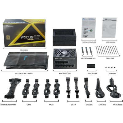 SeaSonic Focus GX-750 ATX 3.1 Black