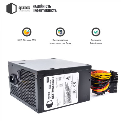 QUBE 600W 80+ Gold QBF-SFX-600W-12G Bulk QUBE 600W 80+ Gold QBF-SFX-600W-12G Bulk
