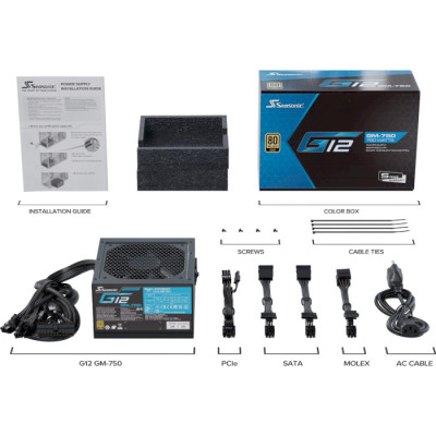 SeaSonic G12 GM-750 (A751GMAFH)