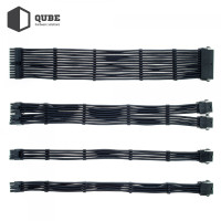 QUBE 1*24P MB, 2*4+4P CPU,2*6+2P VGA Black
