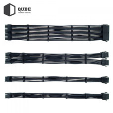 QUBE 1*24P MB, 2*4+4P CPU, 2*6+2P VGA Black