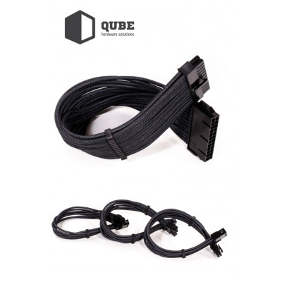 QUBE 1*24P MB, 2*4+4P CPU, 2*6+2P VGA Black