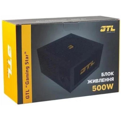 GTL Gaming Star 500W Black (GTLGS500BK)