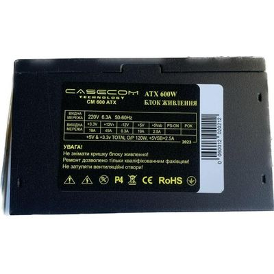 CaseCom CM 600 ATX 600W CaseCom CM 600 ATX 600W