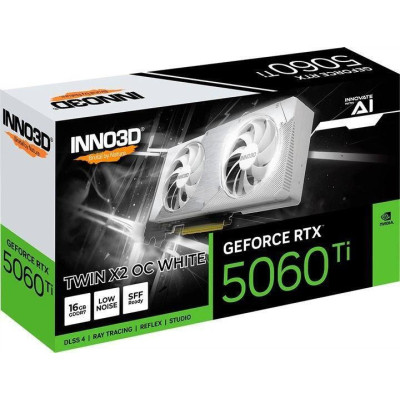 INNO3D GeForce RTX 5060 Ti 16GB TWIN X2 OC WHITE (N506T2-16D7X-191073W)