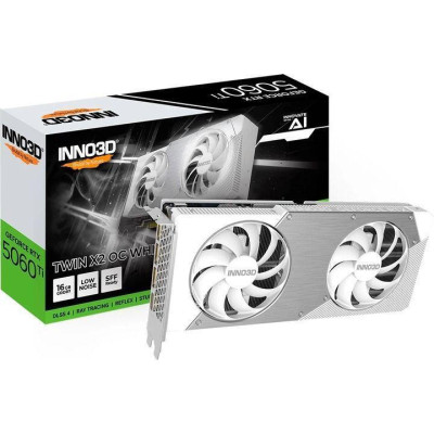 INNO3D GeForce RTX 5060 Ti 16GB TWIN X2 OC WHITE (N506T2-16D7X-191073W)