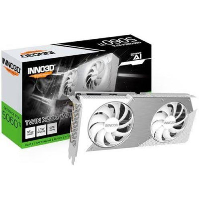 INNO3D GeForce RTX 5060 Ti 16GB TWIN X2 OC WHITE (N506T2-16D7X-191073W)