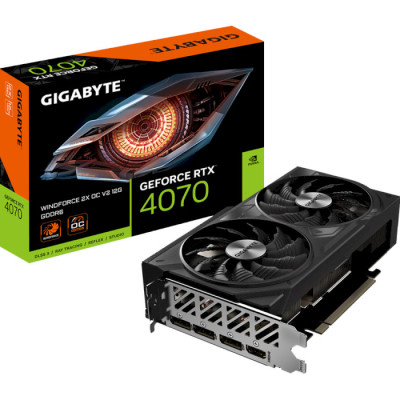Gigabyte GeForce RTX 4070 WindForce 2X V2 OC 12GB (GV-N4070WF2OCV2-12GD)