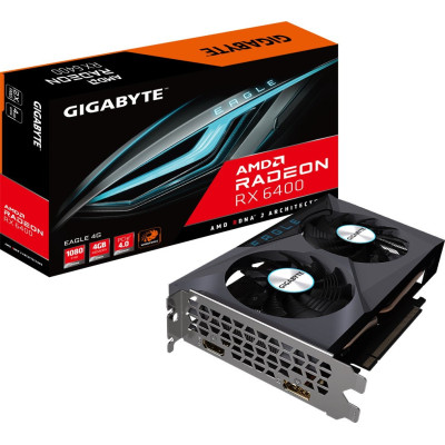 GIGABYTE Radeon RX 6400 EAGLE 4G (GV-R64EAGLE-4GD)