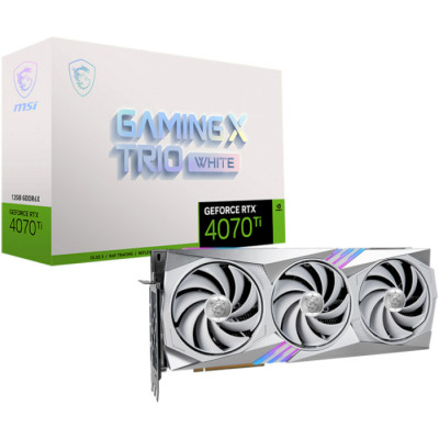 MSI GeForce RTX 4070 Ti GAMING X TRIO 12G WHITE