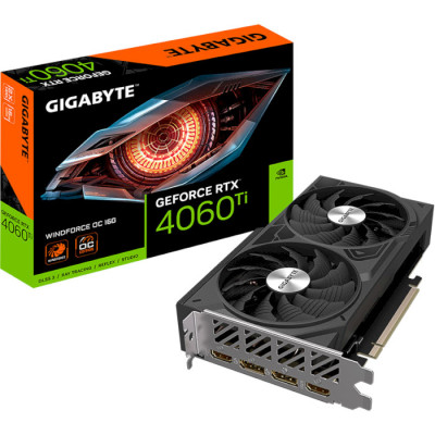GIGABYTE GeForce RTX 4060 Ti WINDFORCE OC 16G (GV-N406TWF2OC-16GD)