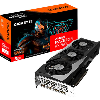 GIGABYTE Radeon RX 7600 GAMING OC 8G (GV-R76GAMING OC-8GD)