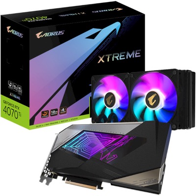 GIGABYTE AORUS GeForce RTX 4070 Ti 12GB XTREME WATERFORCE (GV-N407TAORUSX WB-12GD)