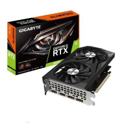 Gigabyte GF RTX 3050 8GB GDDR6 WindForce OC V2 Gigabyte (GV-N3050WF2OCV2-8GD)