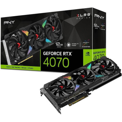PNY GeForce RTX 4070 12GB XLR8 Gaming VERTO EPIC-X RGB (VCG407012TFXXPB1)