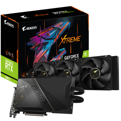 GIGABYTE AORUS GeForce RTX 3090 Ti XTREME WATERFORCE 24G (GV-N309TAORUSX W-24GD)