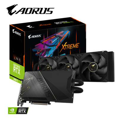 GIGABYTE AORUS GeForce RTX 3090 Ti XTREME WATERFORCE 24G (GV-N309TAORUSX W-24GD)