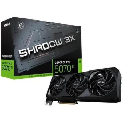  MSI GeForce RTX 5070 Ti 16G SHADOW 3X (G507T-16S3)