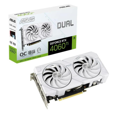 ASUS GeForce DUAL-RTX4060TI-O8G-EVO-WHITE