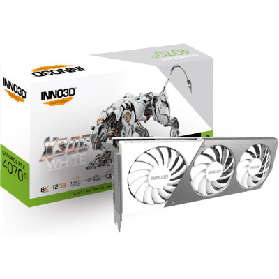 INNO3D GeForce RTX 4070 Ti X3 OC White (N407T3-126XX-186148W)