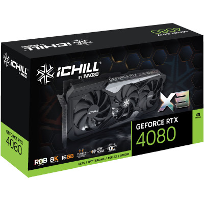 INNO3D GEFORCE RTX 4080 16 GB ICHILL X3 (C40803-166XX-187049H)