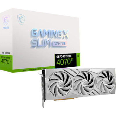MSI GeForce RTX 4070 Ti GAMING X SLIM WHITE 12G
