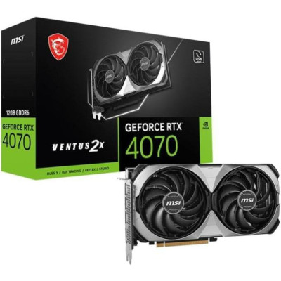 MSI GeForce RTX 4070 VENTUS 2X E1 12G (912-V512-031)