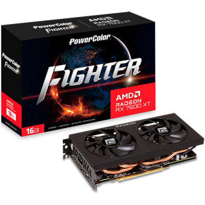 PowerColor Radeon RX 7600 XT 16 GB Fighter (RX 7600 XT 16G-F)
