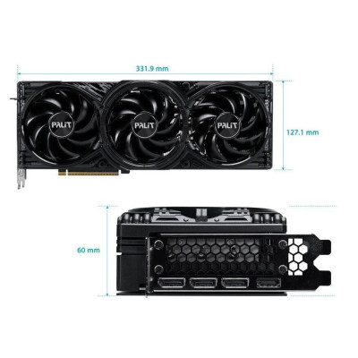 GF RTX 5080 16GB GDDR7 GamingPro OC V1 Palit (NE75080S19T2-GB2031Y)