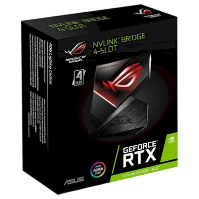 Міст для відеокарт ASUS ROG GeForce RTX NVLink RGB 4-slot (ROG-NVLINK-4)
