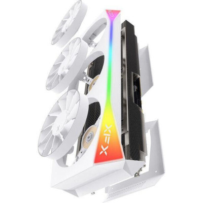 XFX Mercury AMD Radeon RX 9070XT OC White Magnetic Air Edition with RGB (RX-97TMARGW9)
